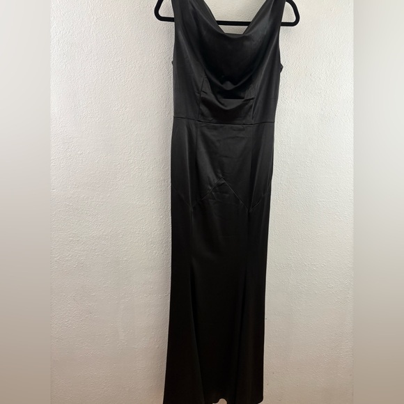 MUXXN Women's Elegant 1930s Mermaid Sleeveless Formal black Evening Dress size L - Picture 2 of 9